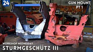 workshop wednesday:  scratch building a stug iii g 7.5 cm stuk 40 l/48 mount