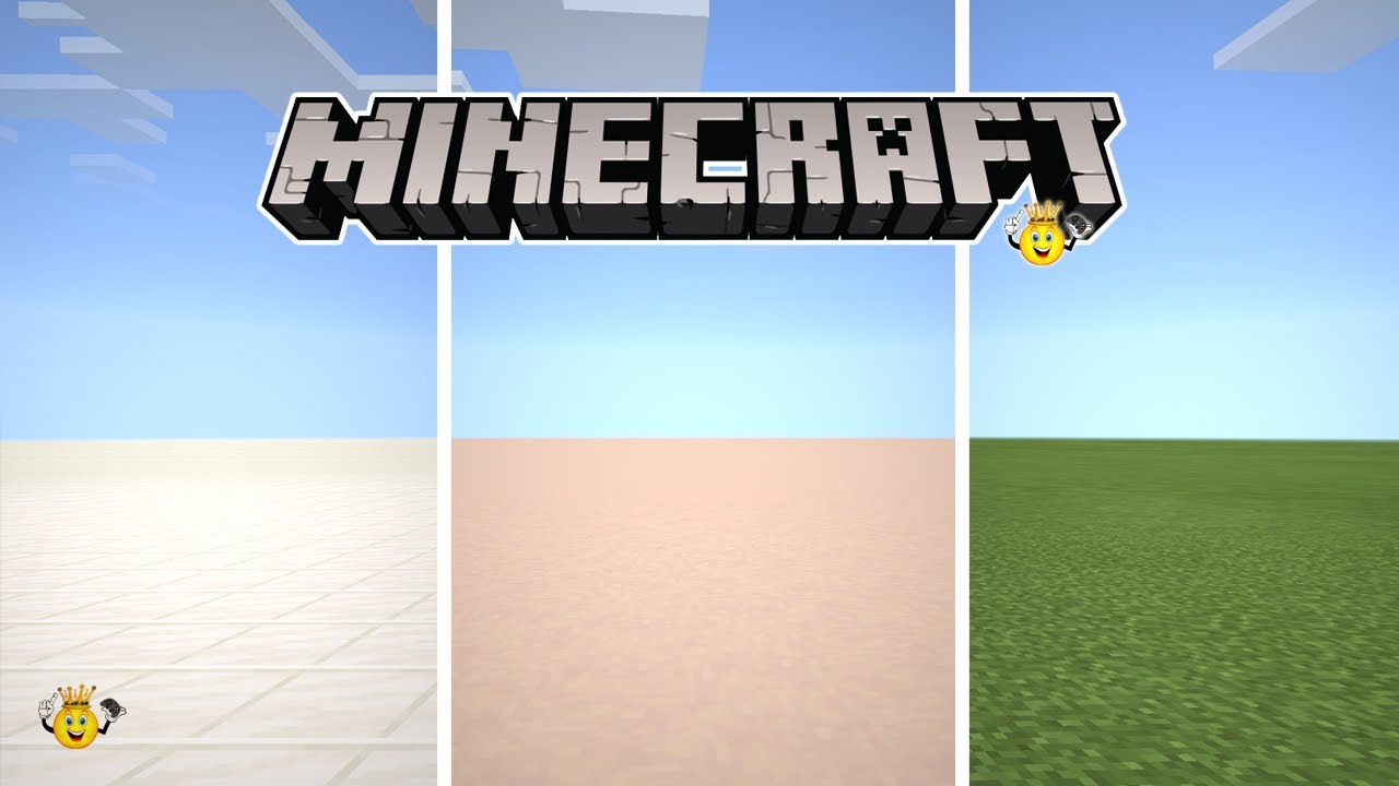 Mundos Planos Mais Fundos E Personalizados No Minecraft Pe Youtube