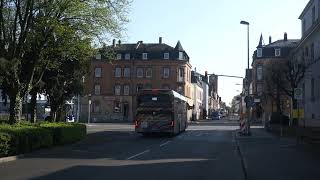 VGF Bus: Im Uhrig bound Ebusco 2.2 4505 M60 leaving Heddernheim U-Bahn