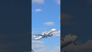 Finnair A350-900 Taking off from HEL runway 22R