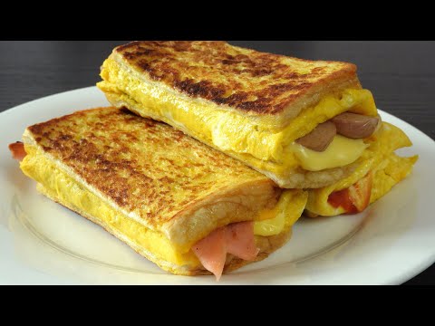 Egg Toast | Egg Sandwich | Egg Cheese Sandwich | Most Delicious Easy Breakfast Recipe!!