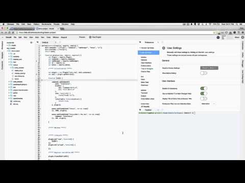 Split Screen Editor Layout