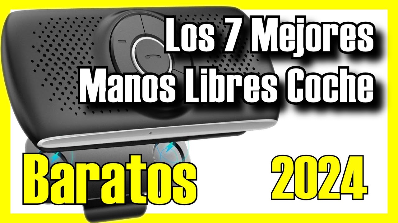 🚗🔥 Los 7 MEJORES Manos Libres para Coche BARATOS de  [2024