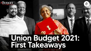 Union Budget 2021: First takeaways