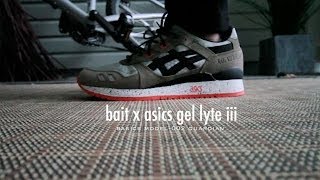 bait x asics gel lyte iii basics model-002 guardian