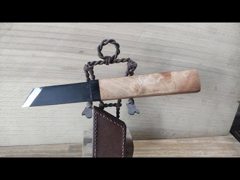 Видео: Нож для кожи или резьбы по дереву своими руками  Сталь PMD 52