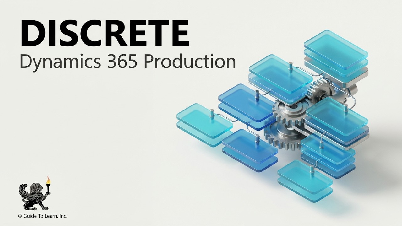 Discrete Manufacturing in Microsoft Dynamics 365 - YouTube