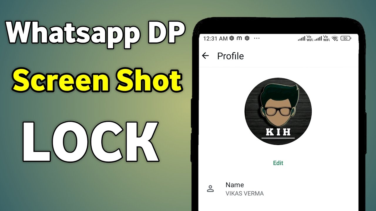 Whatsapp Dp Screenshot Lock | Whatsapp Dp Privacy Kaise Lagaye ...