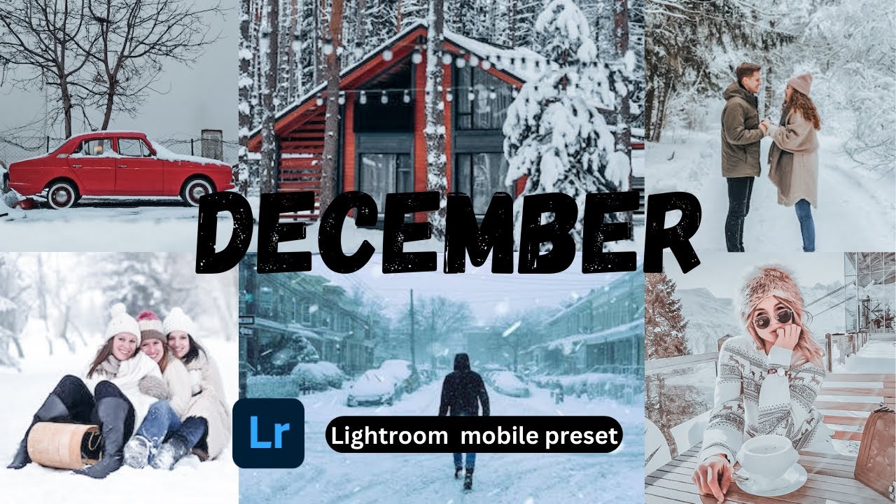 December Preset/ Lightroom Presets / Snow Preset/ winter preset/ Lr winter