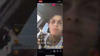 Lil Skies performing Lil Durk’s ‘Rebellious’ on Instagram live