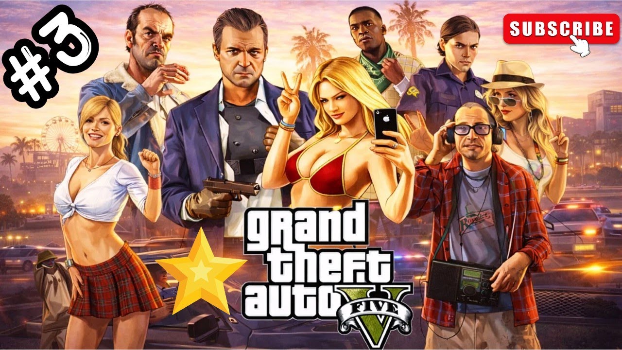 GTA 5 - Grand Theft Auto V Part 3🔥GTA 5 Story Mode | Welcome to Los Santos🔥Million1000 Gaming🔥PS4🔥