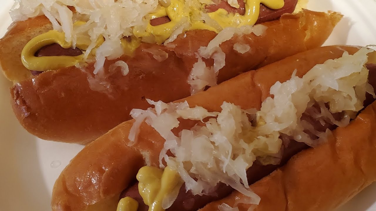 Air Fryer Tuesdays Sauerkraut Hot Dog YouTube