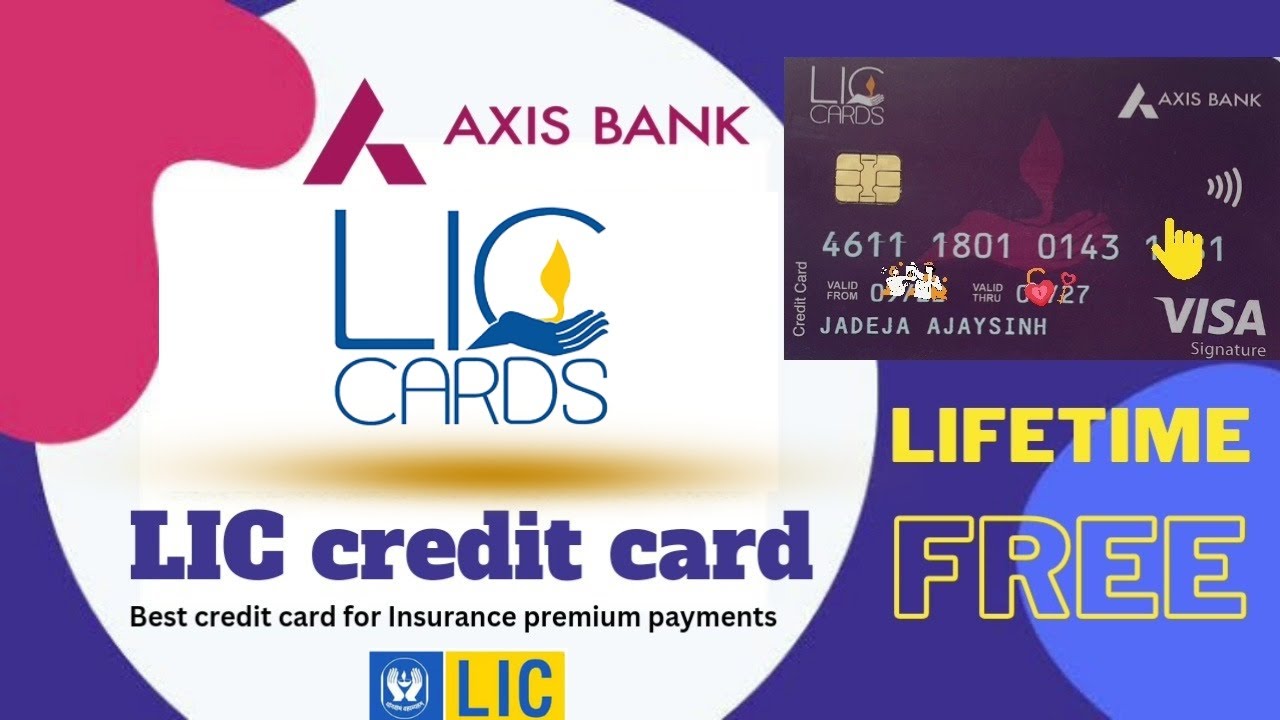 Axis bank LIC credit card Best credit card for Insurance payments lifetime FREE Unboxing