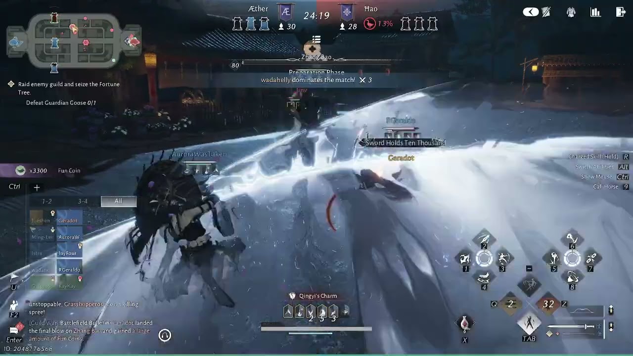 WWM GUILD WAR AETHER vs HAO