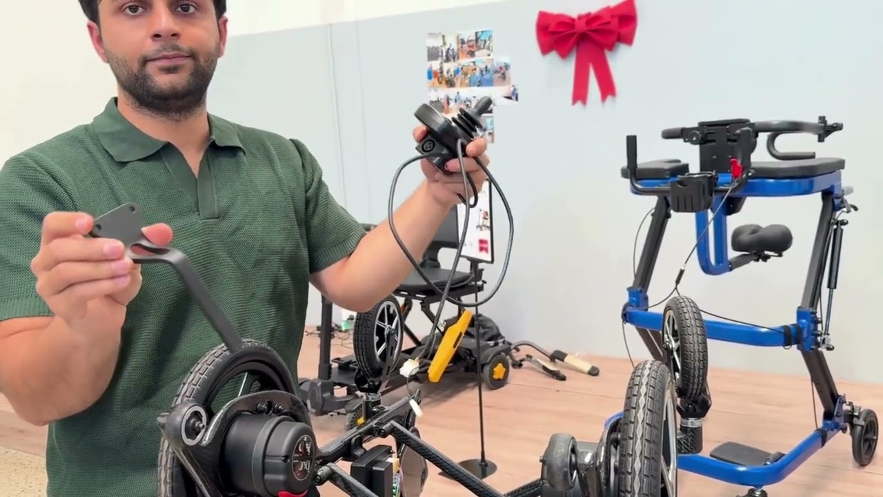 Как заменить крепление джойстика на инвалидной коляске с электроприводом весом 11,5 кг