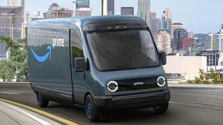 Amazon says its Rivian electric delivery vans , интервью водителя , обзор автомобиля .