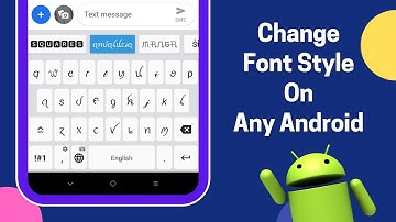 How To Change Font Style On Any Android (NO ROOT)