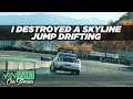 I destroyed a Skyline jump drifting at the CRAZIEST Japanese Drift Festival you've never heard of