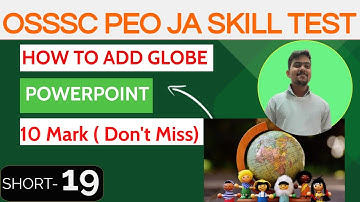 OSSSC PEO SKILL TEST PREPARATION/ MS POWERPOINT/ HOW TO ADD 3D OBJECTS / OSSSC SKILL TEST QUESTIONS