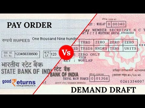 Video: Perbedaan Antara Pay Order Dan Demand Draft