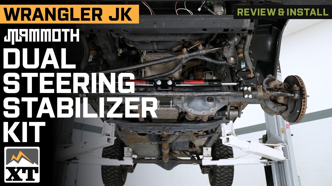 Jeep Wrangler JK Mammoth Dual Steering Stabilizer Kit Review & Install