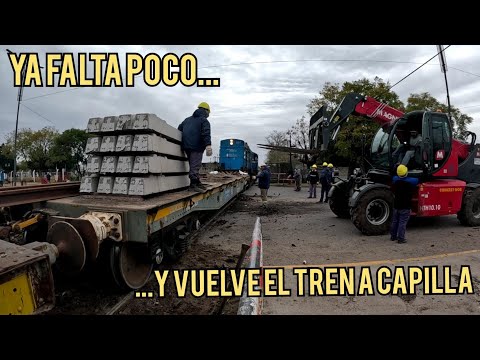 AVANZAN LAS OBRAS-RAMAL VICTORIA CAPILLA-PASO A NIVEL EN GARÍN-FERROCARRIL MITRE-TRENES ARGENTINOS