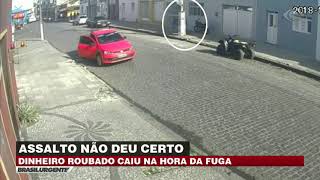 BANDIDOS ROUBAM, MAS PERDEM DINHEIRO NA HORA DA FUGA | BRASIL URGENTE