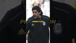 Maradona Predicted the 2026 World Cup?! 😳 #shorts