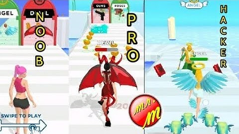 NOOB vs PRO vs HACKER in  Destiny Run game | All Levels Gameplay Android,ios.