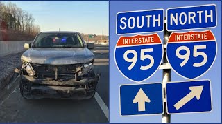 Florida driver arrested after ramming car, causing 13 wrecks on Interstate 95 in Virginia