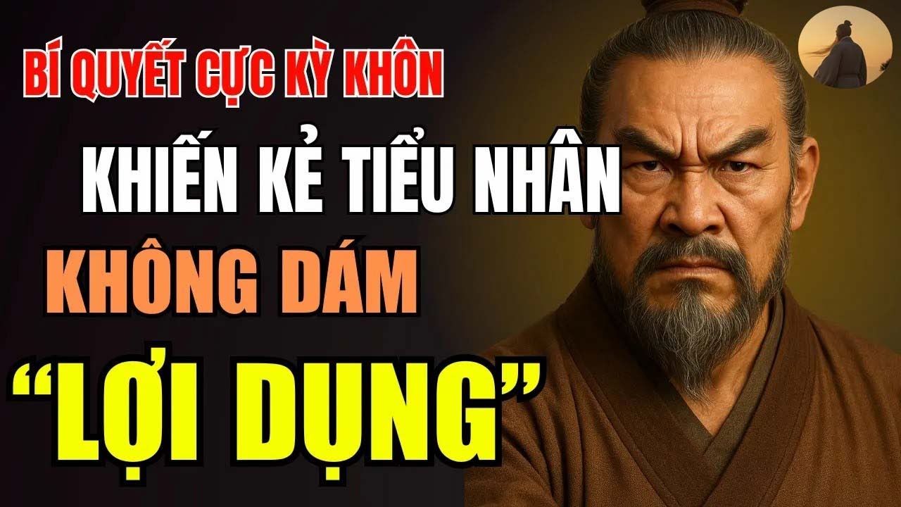 Cổ Nhân Dạy Bí Quyết Sống Cực Kỳ Khôn Khiến Kẻ Tểu Nhân Không Dám Lợi ...
