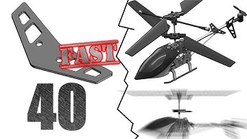 40F- Project 1| RC Helicopter | SolidWorks Tutorial:  Back Wing