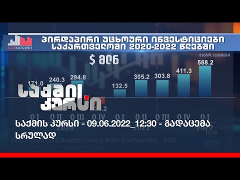 საქმის კურსი - 09.06.2022_12:30 - გადაცემა სრულად