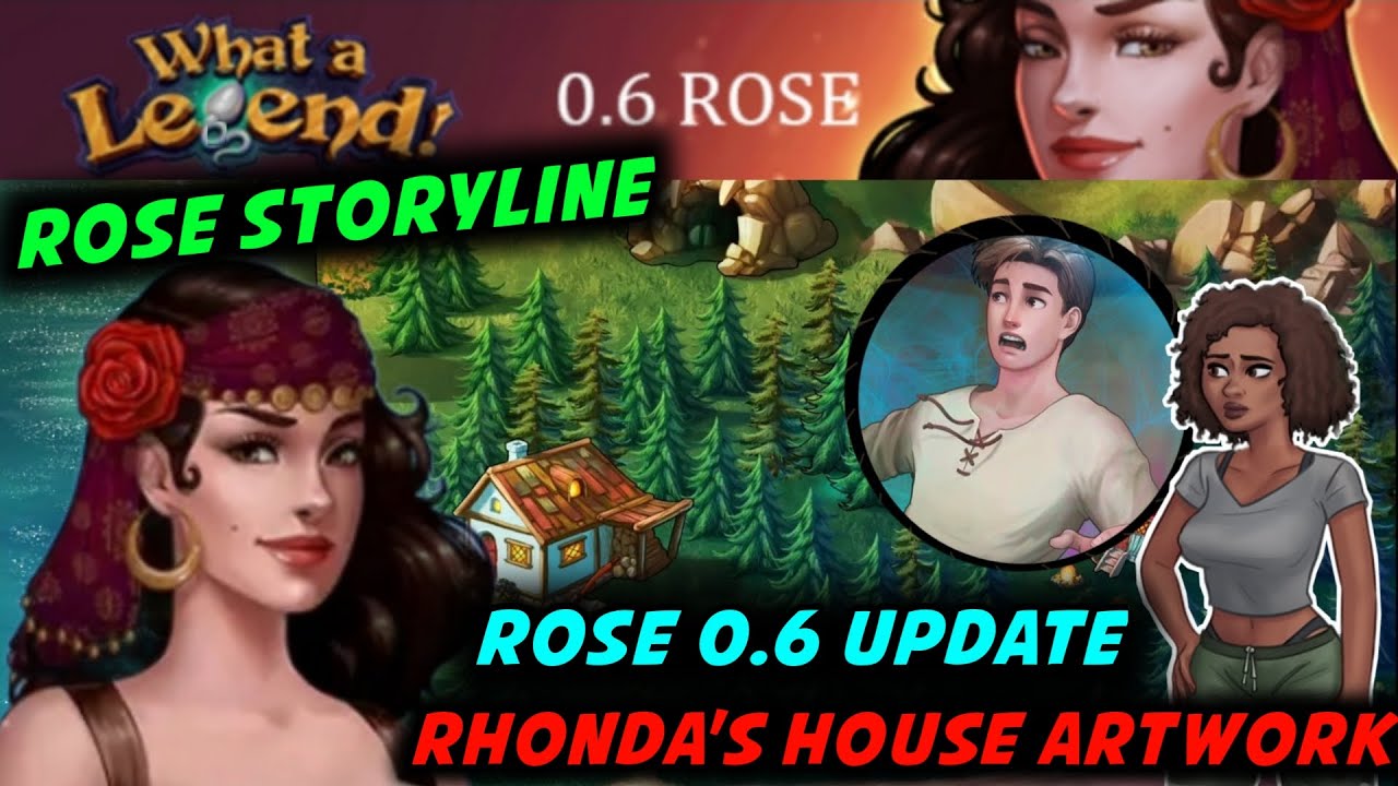 WHAT A LEGEND NEW UPDATE 0.6 ROSE STORYLINE & RELEASE DATE 🔥 RHONDA'S ...