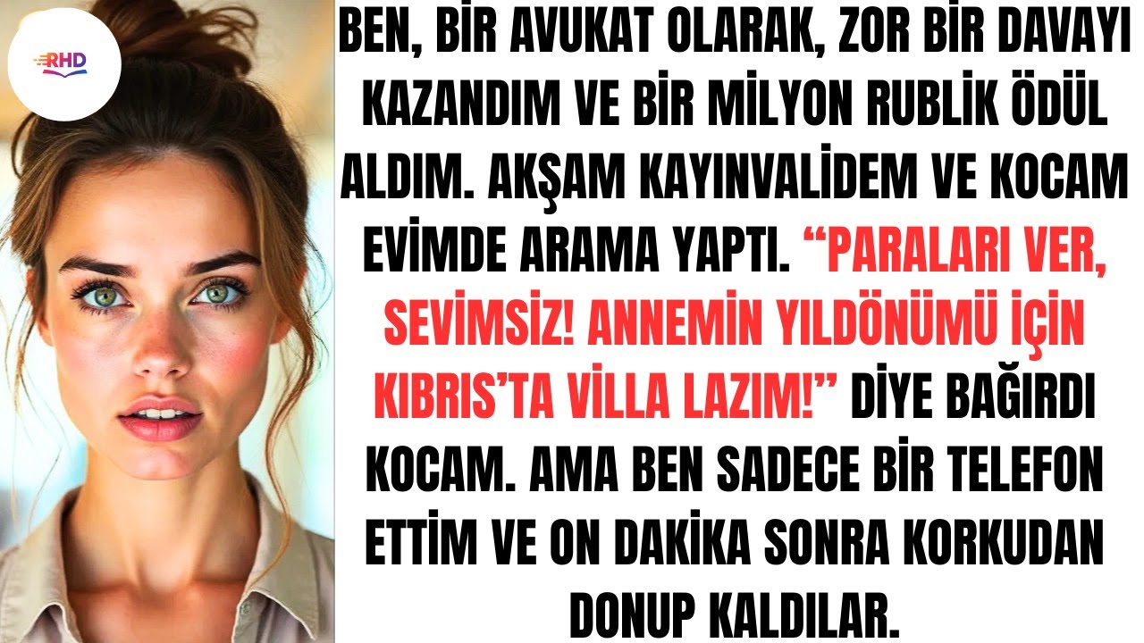 KAYINVALİDEM KAPIYI KIRIP “YILDÖNÜMÜMDEKİ MİLYONUM NEREDE!” DİYE BAĞIRDI.