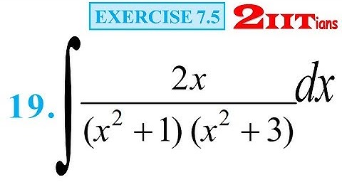 Integrals Exercise 7.5 Q 19 NCERT Class XII | IIT JEE