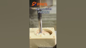 high precision PEEK CNC #peek #peekparts  #peekfittings #cnc #manufacturing