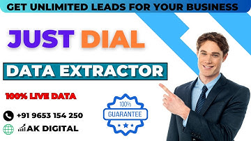 Justdial Data Extractor Original Panel | India