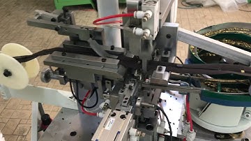 Auto Euro type top stop machine # nylon zipper machine