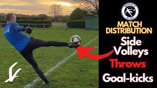 Side volleys, goal-kicks and throws 🎯 | Lee Robinson Distribution | Modern-Day GK