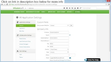 How to find your Infusionsoft App Name and API Key6