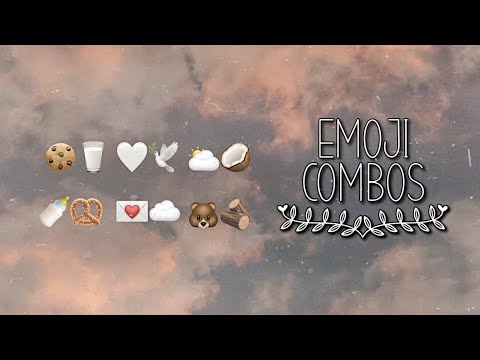 Aesthetic Emoji Combinations - YouTube