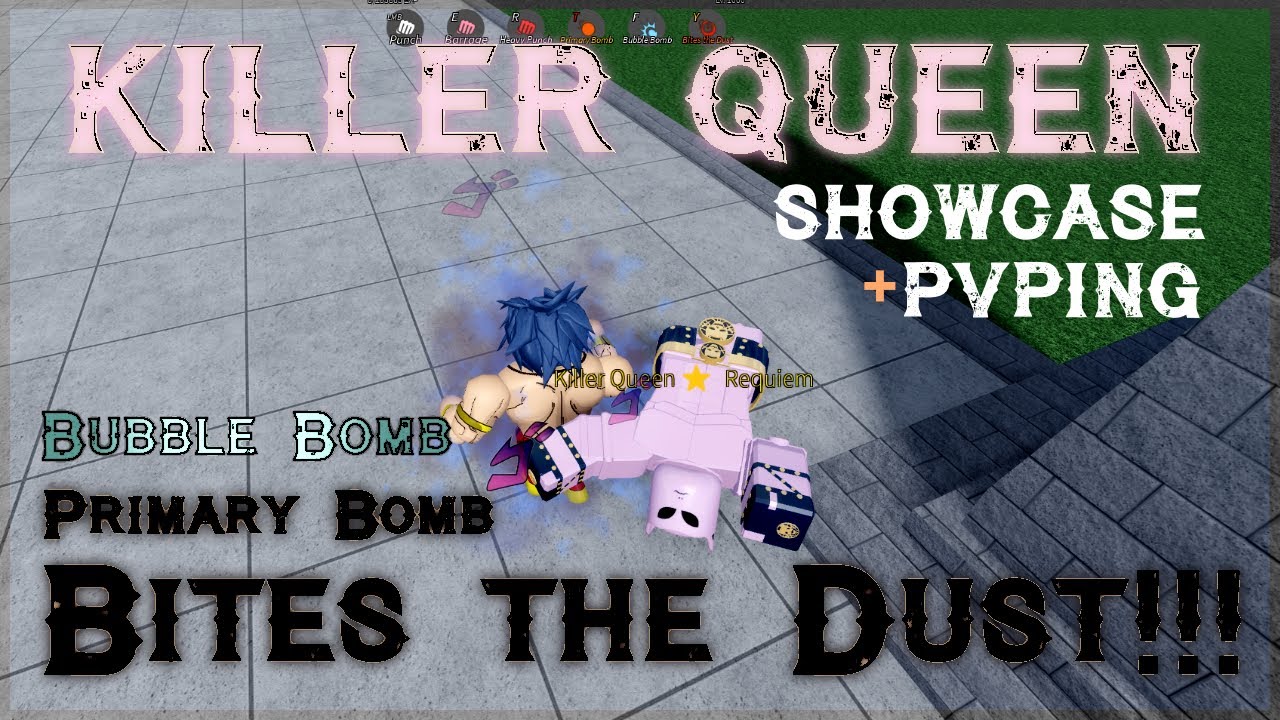 Killer Queen Stands Online Youtube - killer queen bites the dust shadow roblox