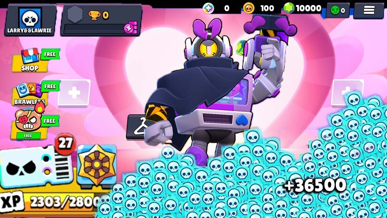 Глоуберт — новый боец! 1900 кредитов!!🔥 Легендарные счастливые подарки!!🎁🚀 Новое обновление Brawl...