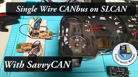 SLCAN_Duino: Arduino SLCAN Adapter for GMLAN Single-Wire CAN with SavvyCAN