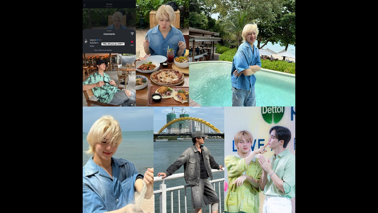 ZeeNunew 🧡💙 We are witnessing NuNew’s seduction techniques that 100% works on one Zee Pruk.