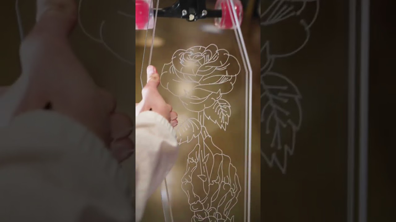 Coffin shaped longboard! 