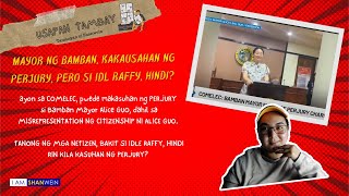 Ano ang pinag kaiba at pinag kapareho ni IDLE RAFFY vs Alice GUO  regarding misrepresentation?