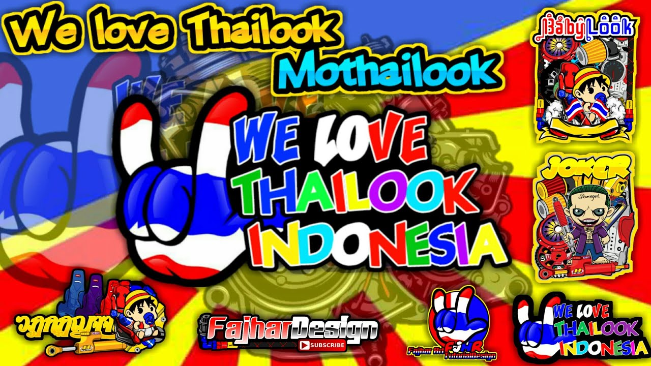 Tutorial logo Thailook We love Thailook Indonesia YouTube