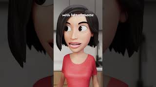 WITH LOTS OF CHEESE (Animation Meme) #shorts